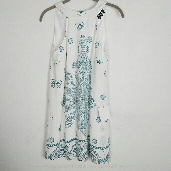 Lulu's I Can See It Now Cream Print Dress NWT - Picture 4 of 8
